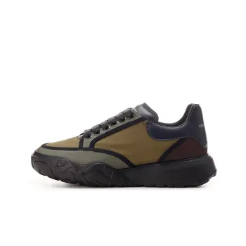 Alexander McQueen Court Trainer Cushioned Slip Resistant Abrasion Resistant Low Top Casual Shoes Men's Green