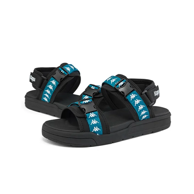 Kappa Beach Sandals Unisex Black/Forest Green-2