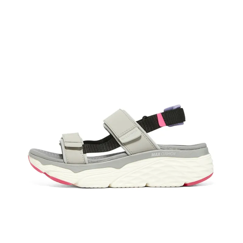 Skechers Max Cushioning 'Grey White Black Pink' Women's-0