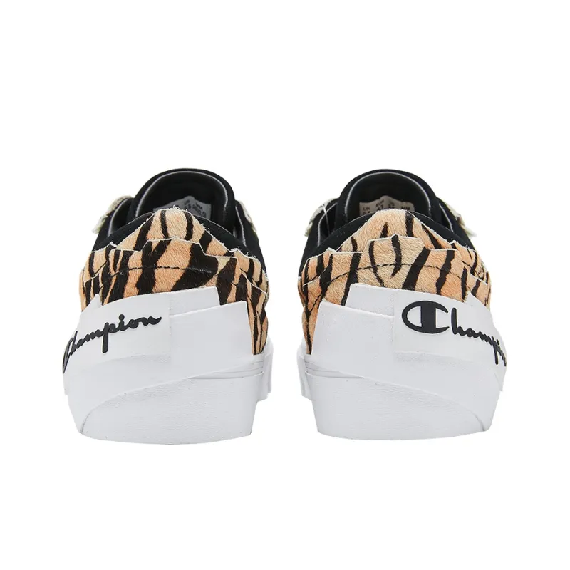 Champion Essentials Collection Street Roller Low-Top Skateboard Shoes Men's Black Yellow-3