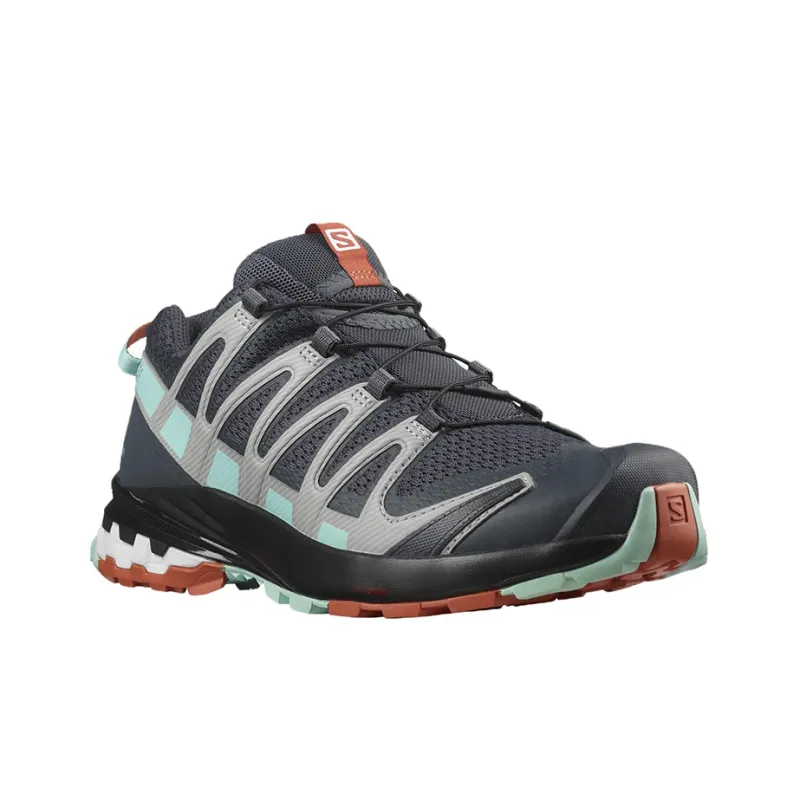 SALOMON XA Pro 3D V8XA Pro 3D V8 Cushioned Wear-Resistant Breathable Low-Top Outdoor Shoes Women's Black Gray-1
