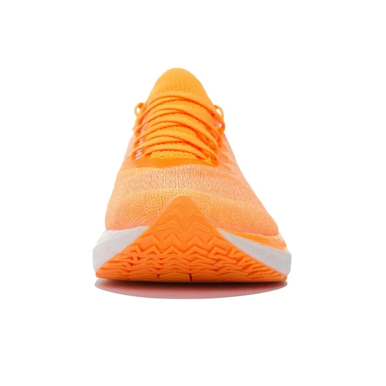 LINING Feidian Discovery Running Shoes Men Low Top Fluorescent Sweet Orange-4