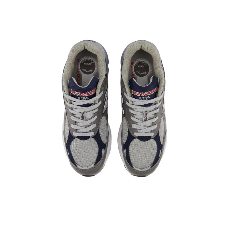 New Balance 990v3 MiUSA Elephant Grey Navy-2