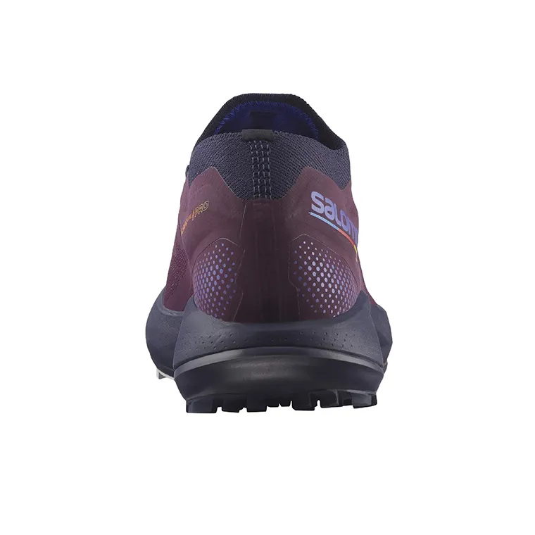 SALOMON Pulsar Trail Cushioning Abrasion Resistant Breathable Low Top Running Shoes Women's Grape Purple-4
