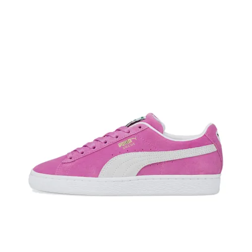 PUMA Suede Skateboard Shoes Women's Low-Top Purple/Red/White