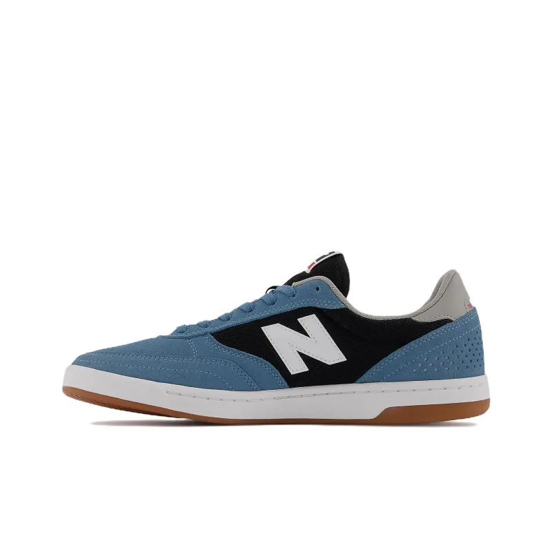 New Balance 440 Collection Anti-Slip And Wear-Resistant Lightweight Low-Top Skateboard Shoes Men's Blue Black-0