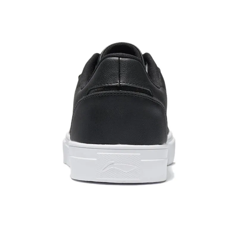 LiNing Low Top Skateboard Shoes Men's Black-5