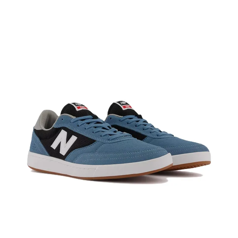 New Balance 440 Collection Anti-Slip And Wear-Resistant Lightweight Low-Top Skateboard Shoes Men's Blue Black-1