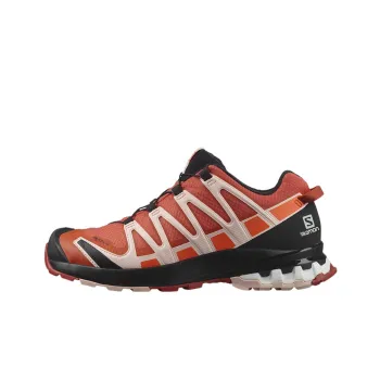 SALOMON XA Pro 3D V8 Outdoor Shoes Women's Low-Top Beige/Orange/Black