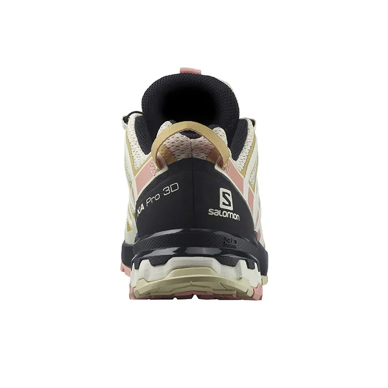 SALOMON XA Pro 3D V8 Outdoor Shoes Women's Low-Top White/Yellow/Pink/Black-3