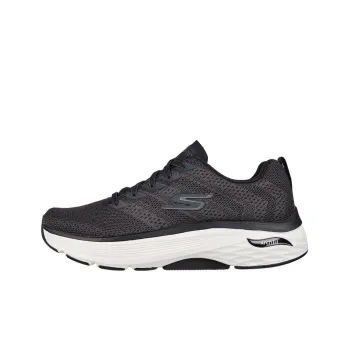 Skechers Max Cushioning Arch Fit Low Top Running Shoes Men's Black