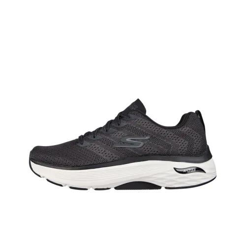 Skechers Max Cushioning Arch Fit Low Top Running Shoes Men's Black