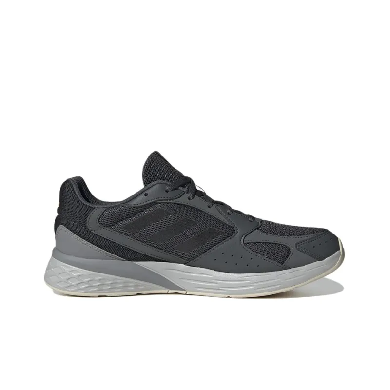 Adidas Response Run Cushioned Wear-Resistant Breathable Lightweight Low-Top Running Shoes Men's Black Gray-1