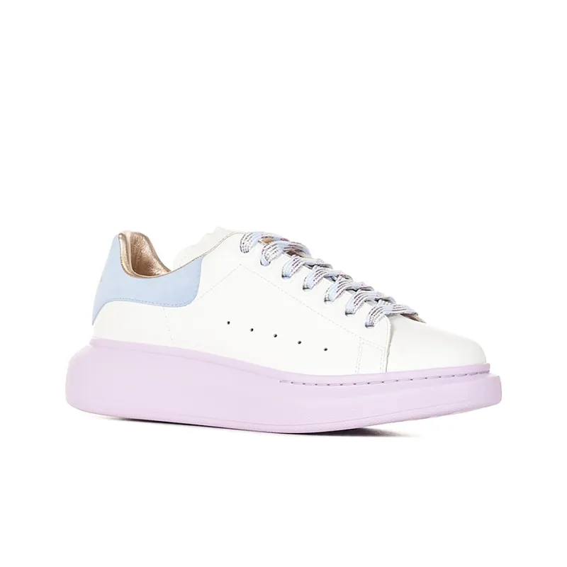Alexander McQueen Oversized Sneaker 'White Blue Lilac' Women's-1