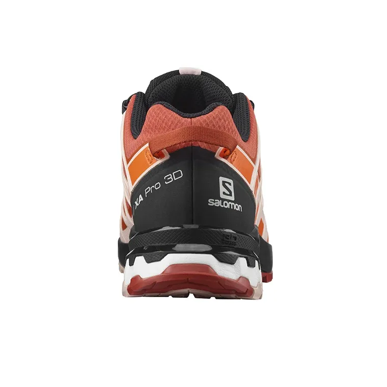 SALOMON XA Pro 3D V8 Outdoor Shoes Women's Low-Top Beige/Orange/Black-3
