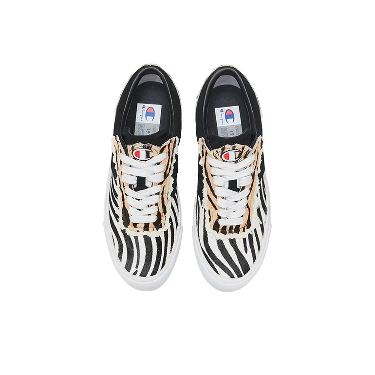 Champion Essentials Collection Street Roller Low-Top Skateboard Shoes Men's Black Yellow-2