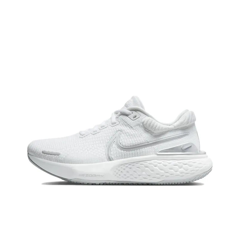 Nike ZoomX Invincible Run Flyknit 2 'White Metallic Silver' Women's-0