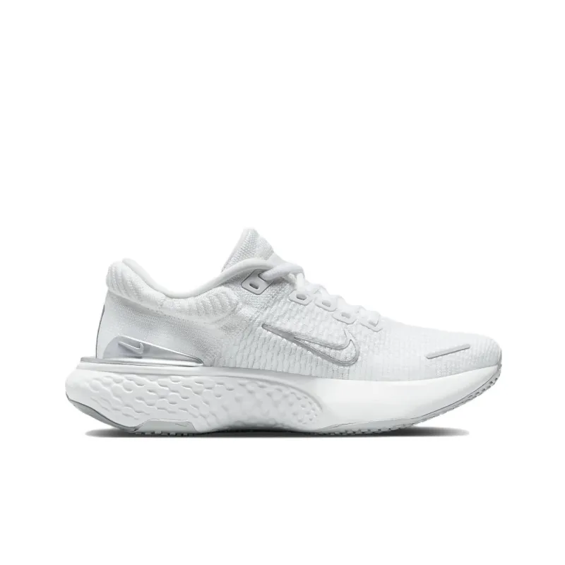 Nike ZoomX Invincible Run Flyknit 2 'White Metallic Silver' Women's-1