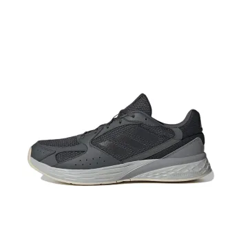 Adidas Response Run Cushioned Wear-Resistant Breathable Lightweight Low-Top Running Shoes Men's Black Gray