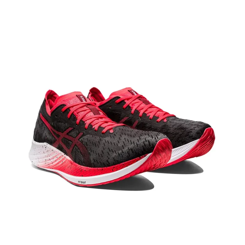 Asics Magic Speed Running Shoes 'Black Electric Red'-2