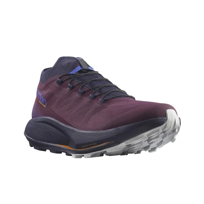 SALOMON Pulsar Trail Cushioning Abrasion Resistant Breathable Low Top Running Shoes Women's Grape Purple-2