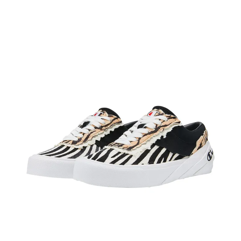 Champion Essentials Collection Street Roller Low-Top Skateboard Shoes Men's Black Yellow-1