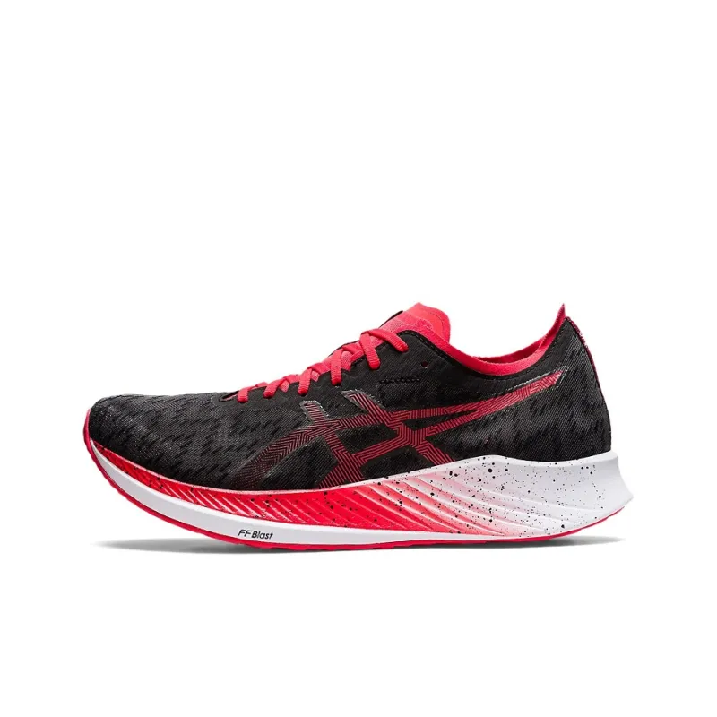 Asics Magic Speed Running Shoes 'Black Electric Red'-0