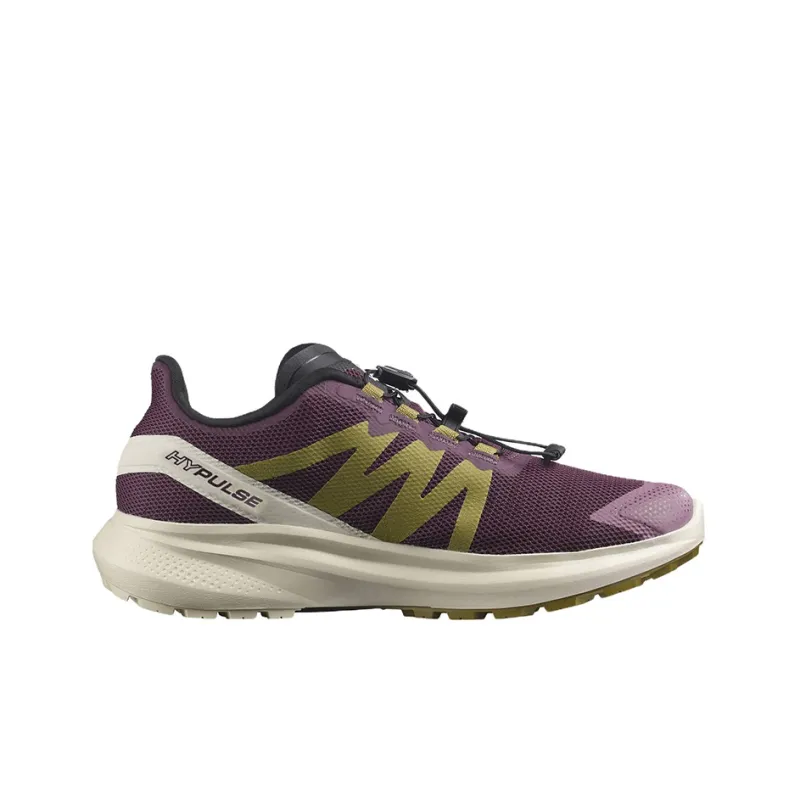 SALOMON Running Shoes Women's Low Top Purple/Yellow-1