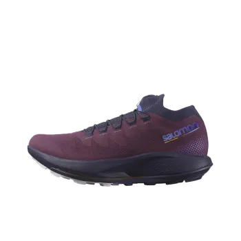 SALOMON Pulsar Trail Cushioned Wear Resistant Breathable Low Top Running Shoes Women's Grape Purple