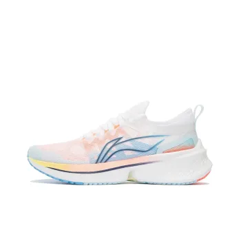 LiNing Feidian Discovery Low Top Running Shoes Women's White Blue