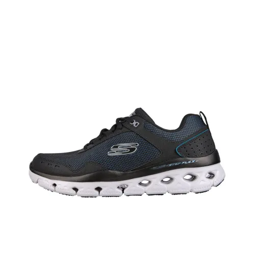 Skechers Glide Step Casual Peep-Toe shoes Men Low-Top Blue/Black