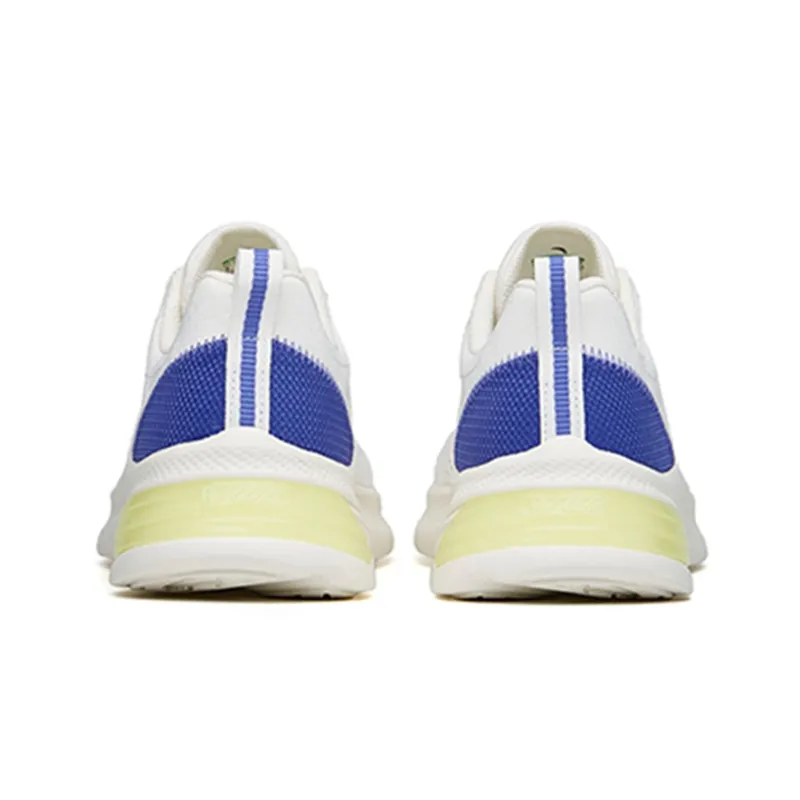 Anta Running Collection Cushioning Anti Slip And Wear Resistant Low Top Running Shoes Men's White Blue Green-3