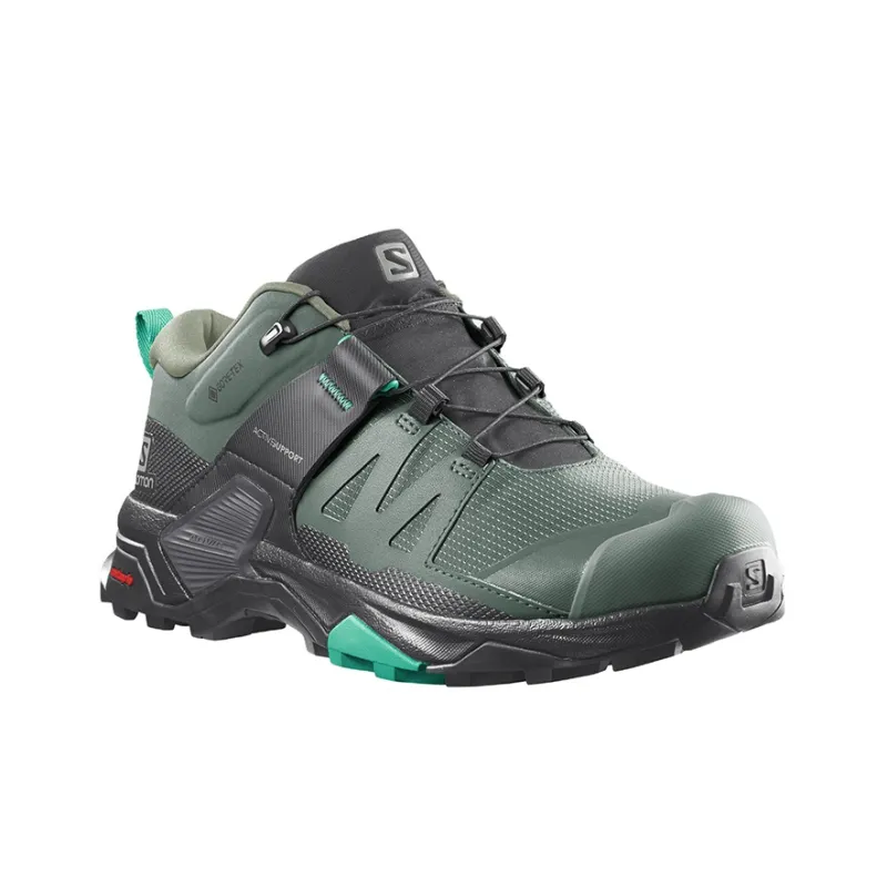 SALOMON X Ultra 4 Outdoor Shoes Women's Low-Top Black/Green-2