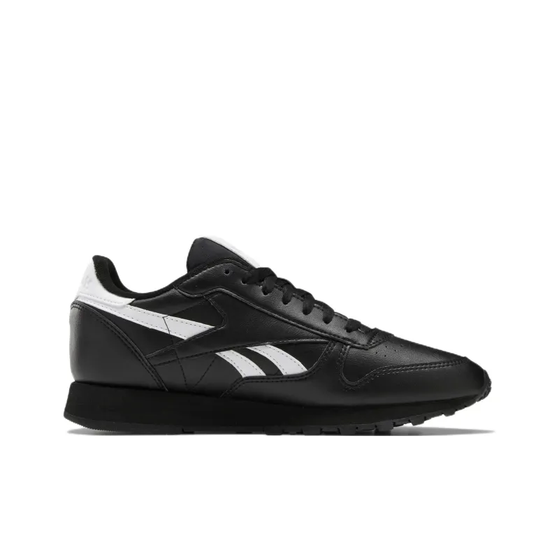 Reebok Classic Leather Vegan Black White-1