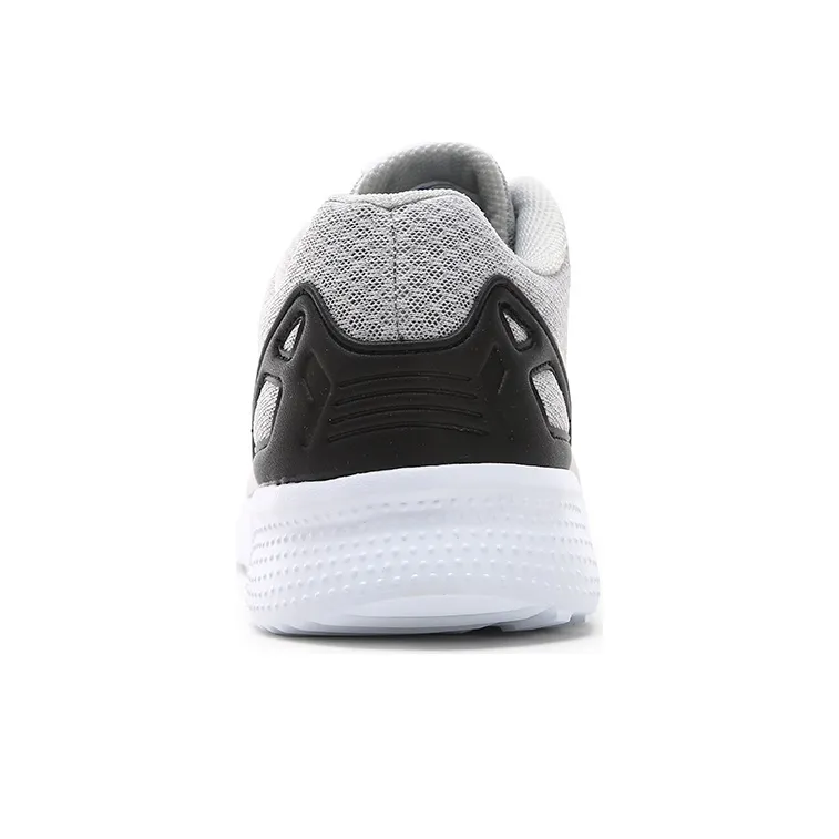 Erke Durable Breathable Lightweight Low Top Sports Casual Shoes Men's Light Gray-3