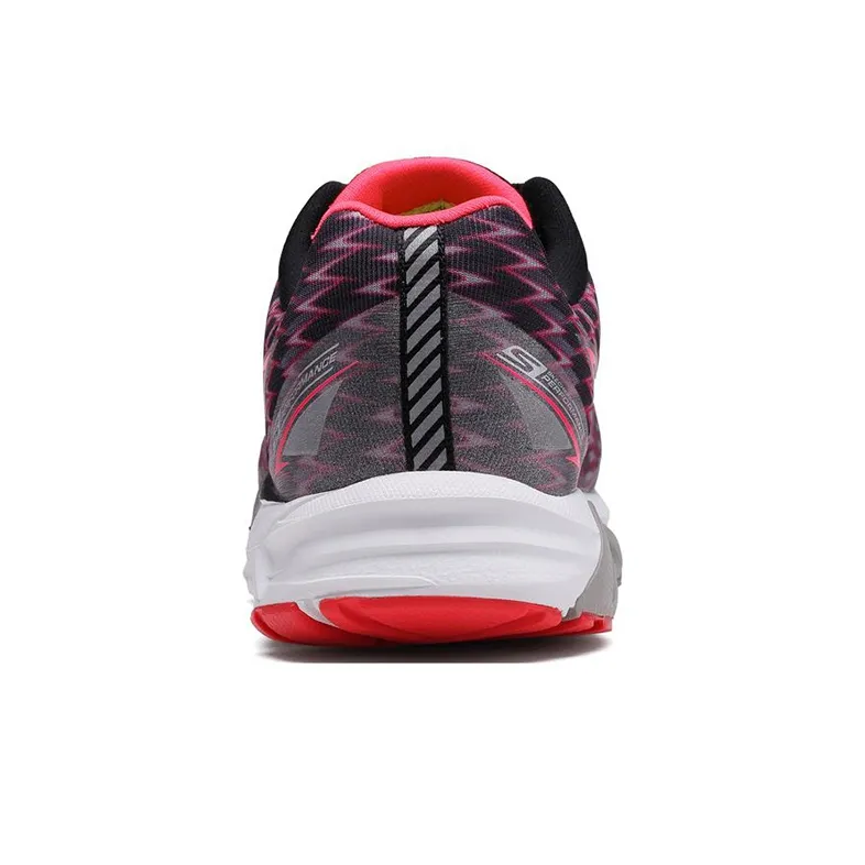 Skechers GO RUN Series Running Shoes Women's Low-Top Black/Red-3