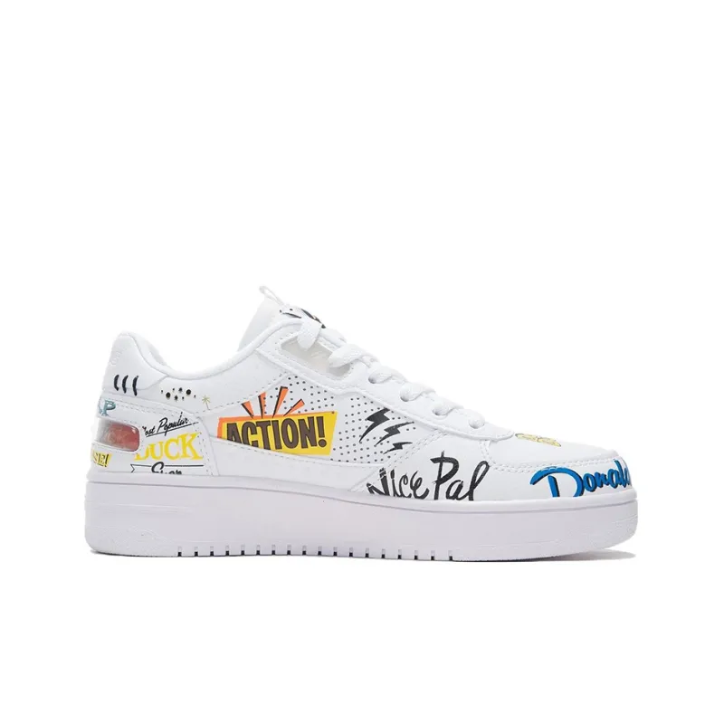 LINING Classic Skateboarding X Disney 'White Yellow' Women's-1