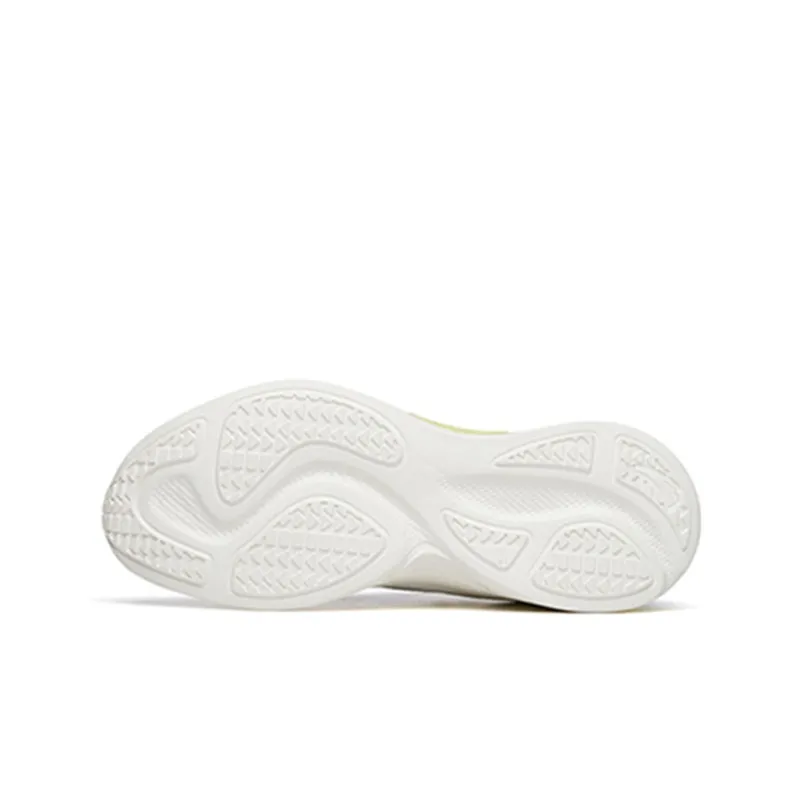 Anta Running Collection Cushioning Anti Slip And Wear Resistant Low Top Running Shoes Men's White Blue Green-4
