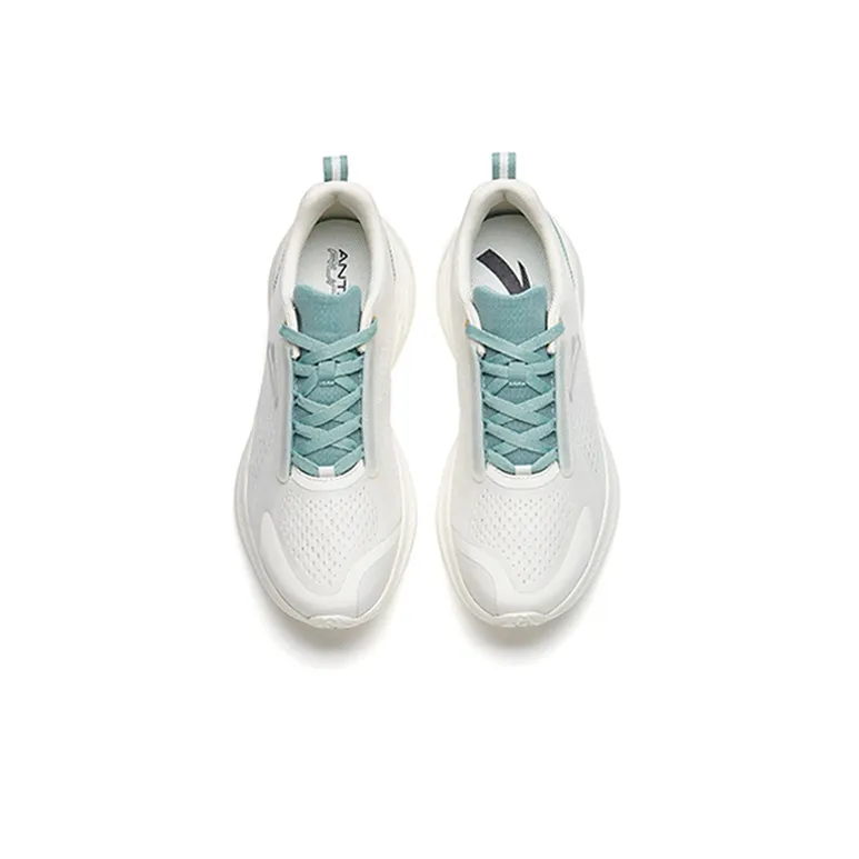 Anta Running Collection Low Top Running Shoes Men's White Green-2