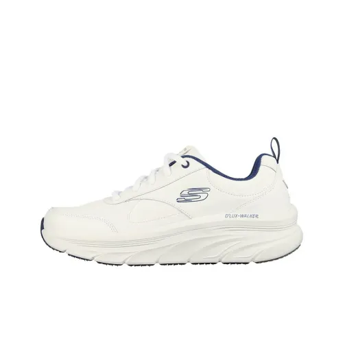 Skechers D'lux Walker Casual Shoes Men Low-Top White/Blue