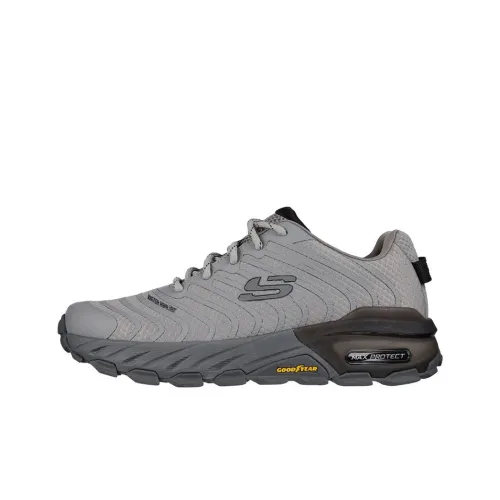 Skechers Max Protect Hiking / Trekking Shoes Men Low-Top Gray