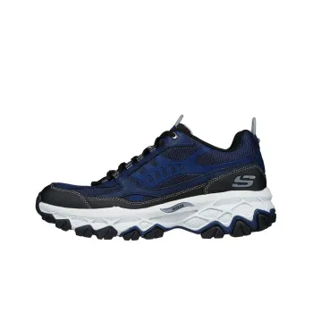 Skechers Arch Fit Akhidime Cushioning Anti Slip And Wear Resistant Low Top Casual Shoes Men's Black Blue
