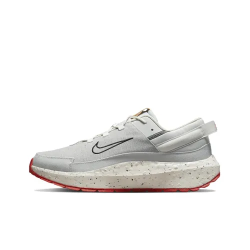 Nike Crater Casual Shoes Men Low-Top Gray/Red