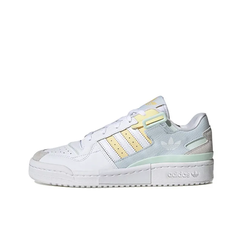 Adidas Originals Forum Exhibit 'White Yellow Blue' Women's-0