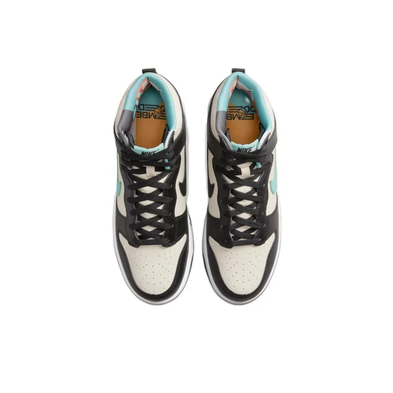 Nike Dunk High Emb Beige Black Washed Teal-3