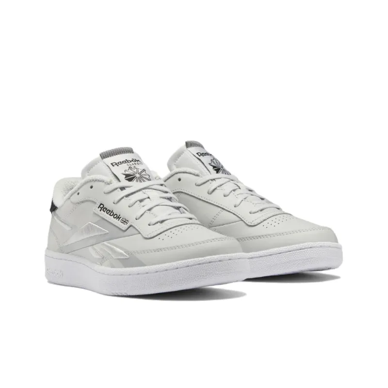 Reebok Club C 85 Casual Skateboarding Shoes Unisex Gray White-2