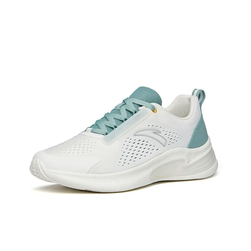 Anta Running Collection Low Top Running Shoes Men's White Green-1