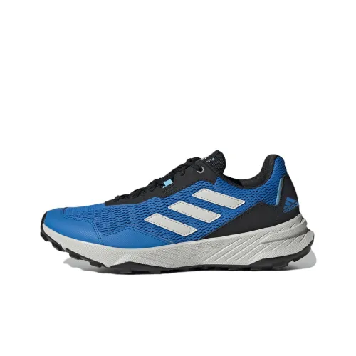 Adidas Tracefinder Trail Running Shoes Men Low-Top Black/Blue