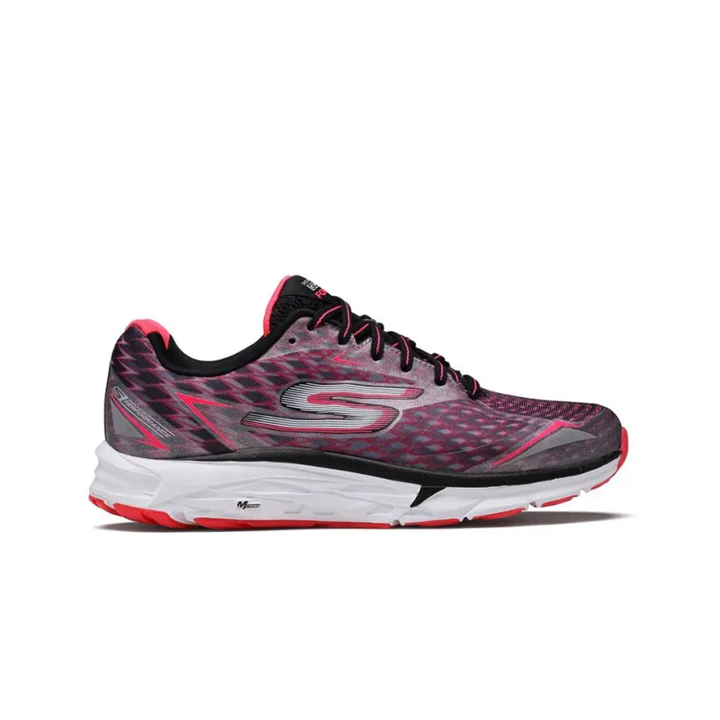 Skechers GO RUN Series Running Shoes Women's Low-Top Black/Red-1