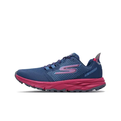 Skechers Go Trail 2 Running Shoes Women's Low-Top Navy/Pink